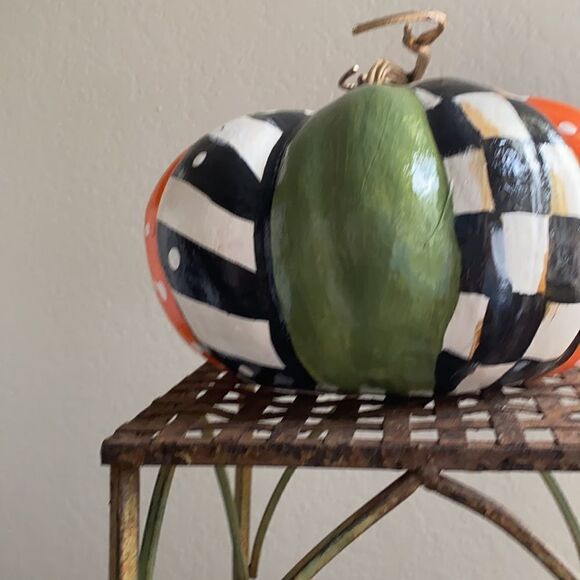 Hand Painted Pumpkin - Picture 4 of 6